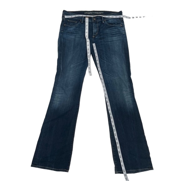 Citizens Of Humanity Dita Petite Frayed Hem Bootcut Leg Jeans Size 30 Women’s - Picture 5 of 8